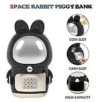 Копилка зайчик сейф, космонавт SPACE RABBIT PIGGY BANK MAS