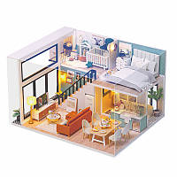 Кукольный дом конструктор DIY Cute Room L-031-B/C Вилла "Комфортная жизнь"