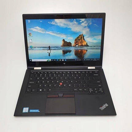 Б/в Ноутбук Б-клас Lenovo ThinkPad Yoga X1 14" 2560x1440 Touch| i5-7300U| 8GB RAM| 240GB SSD| HD 620, фото 1