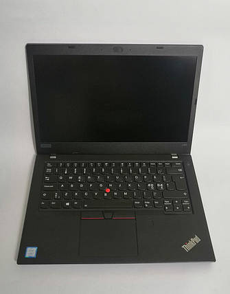 Б/в Ультрабук Lenovo ThinkPad L480 14" 1920x1080| Core i7-8550U| 8 GB RAM| 256 GB SSD| UHD 620, фото 1