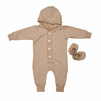 Ромпер twins трикотажный 62р 2021-pt-02, beige, бежевый Twins