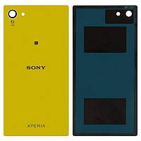 Задняя часть корпуса для Sony E5823 / E5803 Xperia Z5 Compact mini Yellow