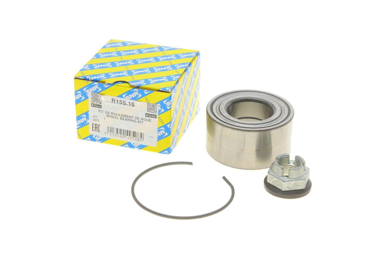 Подшипник ступицы SNR NTN R155.16 Renault Clio, Megane, Kangoo, Laguna, Scenic, Espace; Nissan Kubistar