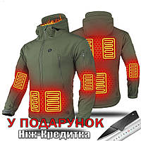 Куртка з підігрівом від PowerBank L Зеленый