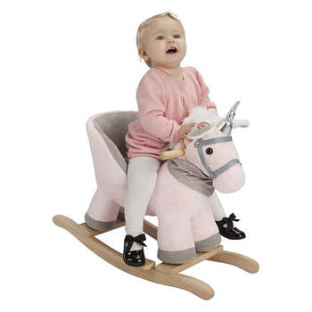 Гойдалка FreeON із сидінням, єдиноріг рожевий