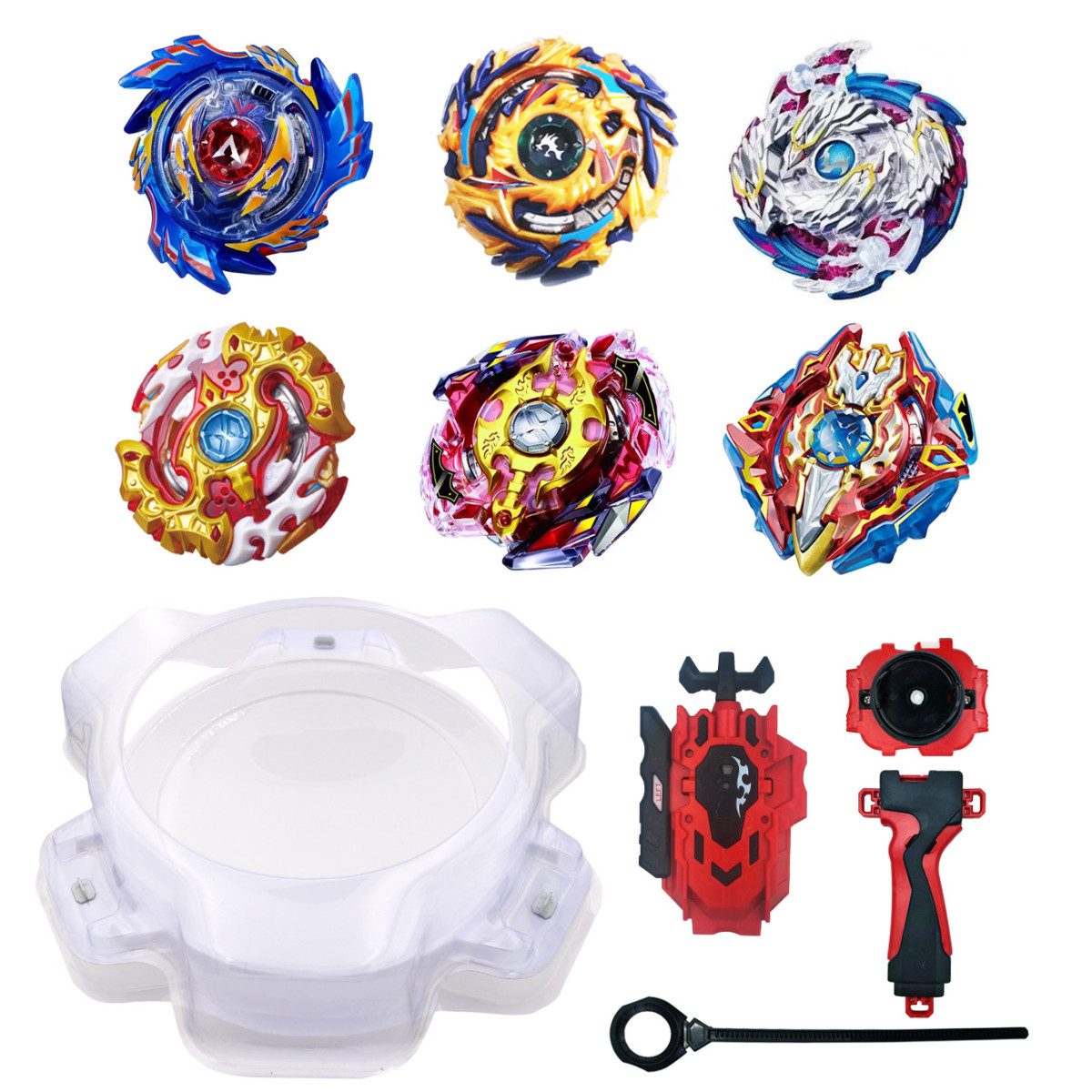 Набір бойових дзиг Top BeybladeSet Gyro (блейды В73, В79, В86, B92, В97, B100)