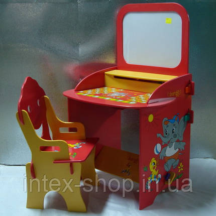 Дитяча парта Bambi W 059 з магнітною дошкою., фото 3