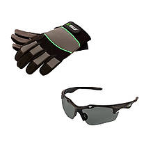Захисний комплект EGO GV001E-XL рукавиці GV001E-XL і окуляри GS002E 0340169237