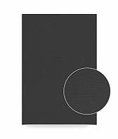 Полотно на картоні двп 24х30 см, Чорне, бавовна ґрунтований акрилом ROSA Studio
