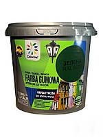 Фарба гумова для дахів Colorina 1,2 кг RAL 6005 зелена