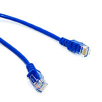 Патч-корд UTP, штекер RJ-45 (8p8c), Cat.5e, 0.5м ЧЕРВОНИЙ