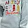 Теплий жіночий батник на флісі, тепла кофта з тринитки з різдвяним принтом, фото 5