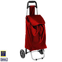 Сумка-тележка хозяйственная Casa Si Amigo Red (CS93098K10R) для покупок 2 колеса стальная рама