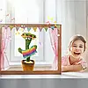 Інтерактивний плюшевий кактус, що танцює, МЕКСИКАНЦЕ Dancing Повторюшка, що співає кактус з підсвіткою, фото 11