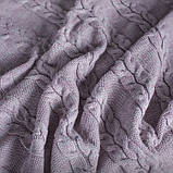 Покривало вʼязане VividZone КОЛОС 180*210 меланж, фото 2