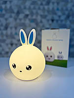Силіконовий світильник нічник Зайчик