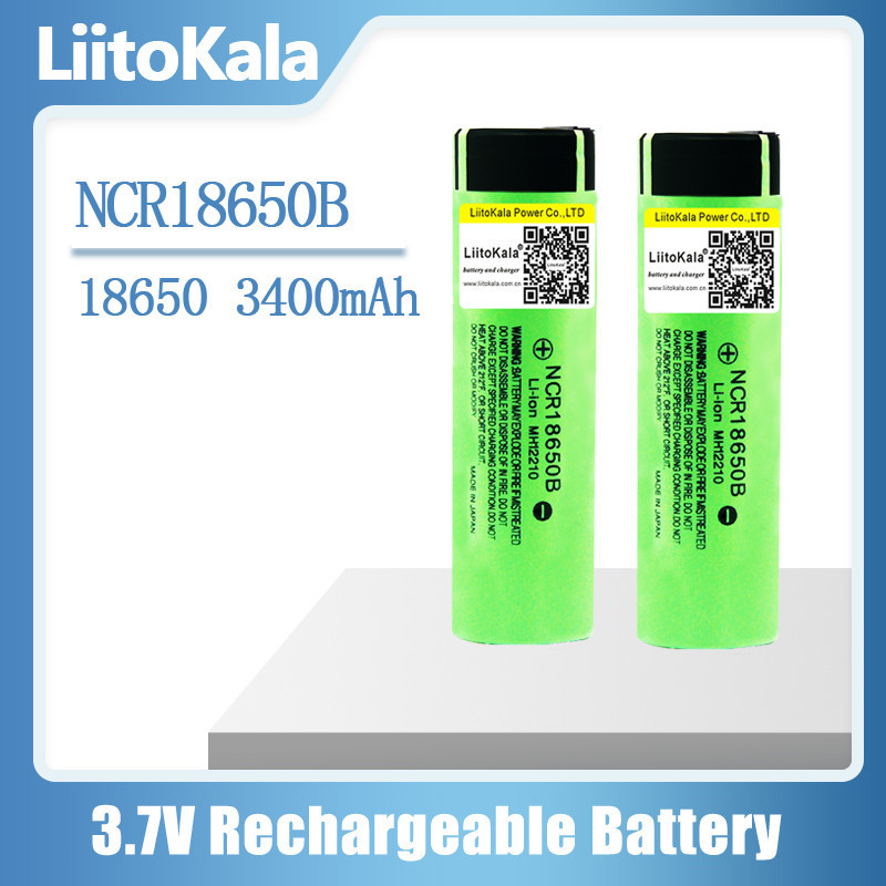 Аккумулятор 18650 LiitoKala NCR18650B 3400 mAh li-ion (а00198) - фото 3 - id-p2042396902