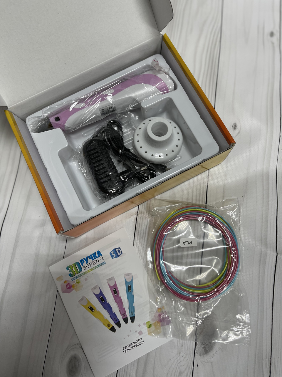 Ручка 3D Pen 2 з LCD дисплеєм і пластиком для малювання
