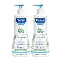 Набір Mustela Bebe Enfant, гель для миття тіла, з 1 дня, 2 х 500 мл