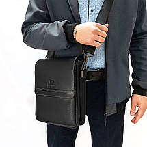 Сумка Чоловіча Планшет шкіра BRETTON 5317-3 black, фото 5