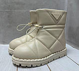 Зимові дитячі Ugg Paliament  уги 33-35 молочні, фото 5