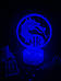 3d лампа Мортал Комбат, подарунок для фанатів відеоігор, світильник або нічник, 7 кольорів, 4 режими та пульт, фото 7