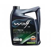 Wolf EcoTech 0W-20 SP/RC D1-3 5л (1049892) Синтетична моторна олива Dexos1 Gen 3