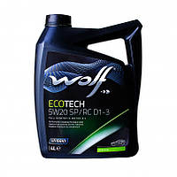 Wolf EcoTech 5W-20 SP/RC D1-3 4л (1050525) Синтетична моторна олива Dexos1 Gen 3