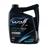 Wolf OfficialTech 0W-30 LL III FE 5л (1044344) Синтетична моторна олива Volkswagen VW 504 00/507 00