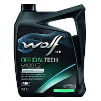 Wolf OfficialTech 5W-30 C2 5л (8309113) Синтетическое моторное масло Peugeot Citroën PSA B71 2290