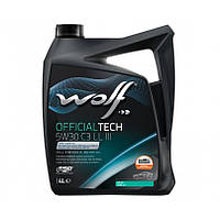 Wolf OfficialTech 5W-30 C3 LL III 4л (1048180) Синтетична моторна олива Volkswagen VW 504 00/507 00