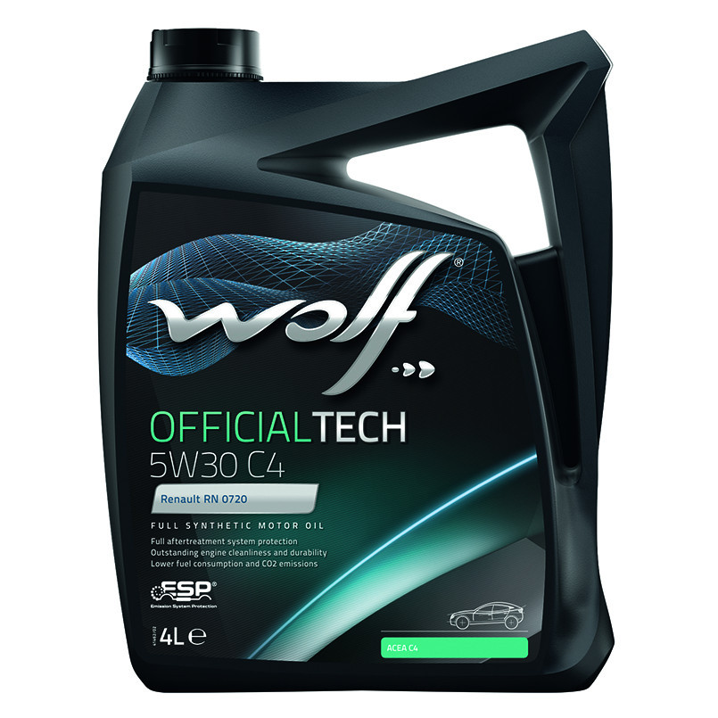 Wolf OfficialTech 5W-30 C4 4л (8308413) Синтетична моторна олива Renault RN 0720