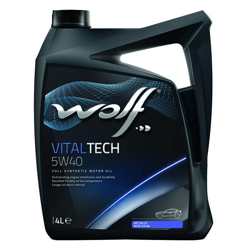 Wolf VitalTech 5W-40 4л (8311192) Синтетична моторна олива