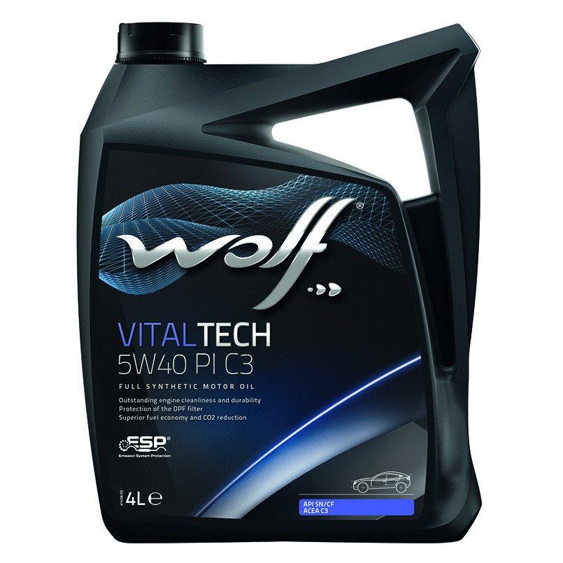 Wolf VitalTech 5W-40 PI C3 4л (8302916) Синтетична моторна олива