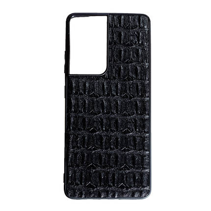 Чохол Leather Case для Samsung S21 Ultra Кроко, фото 1