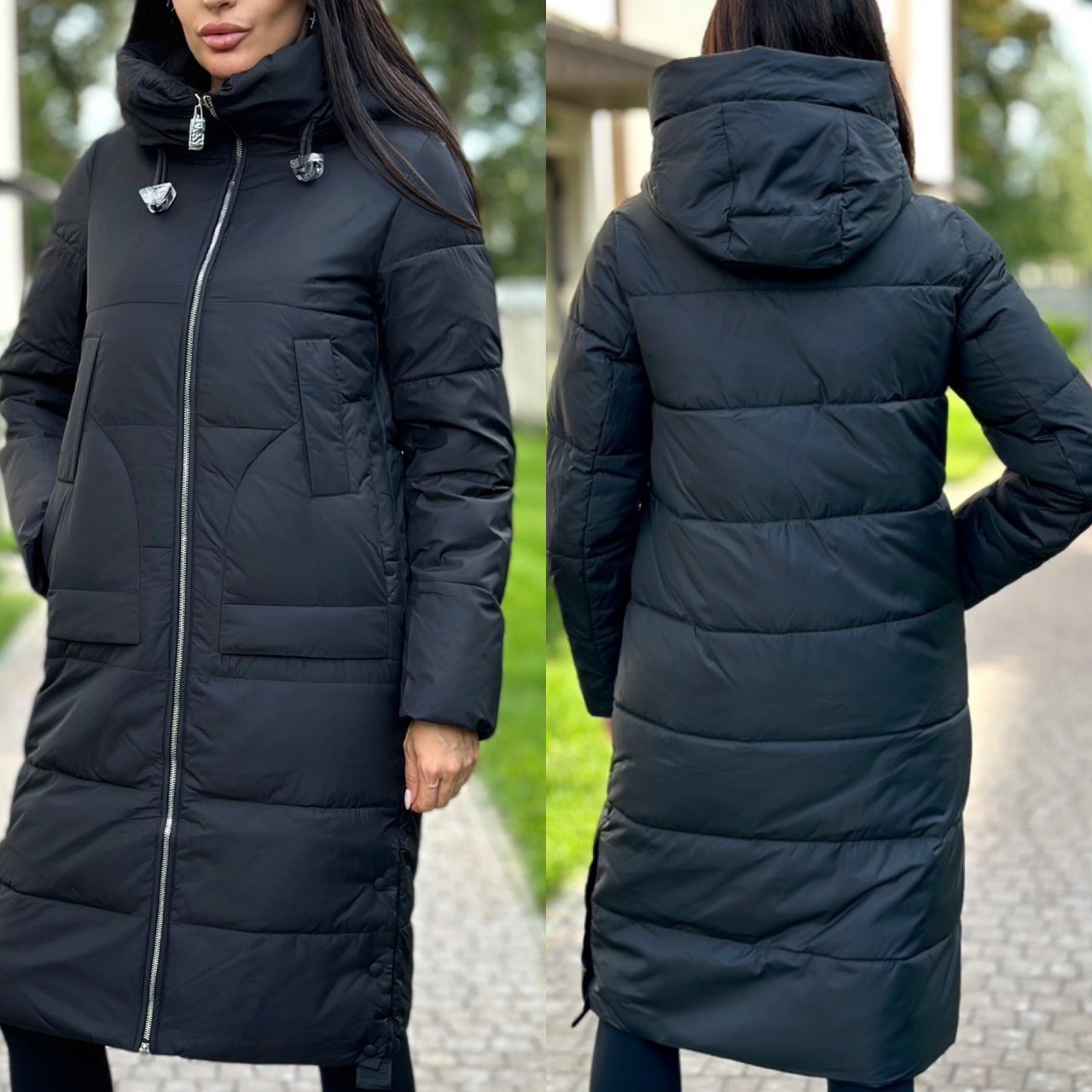 Жіночий пуховик Meajiateer р.42-50 зимові жіночі куртки пальто