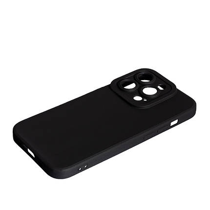 Силіконовий чохол SMTT для Apple iPhone 15 Pro Black, фото 3