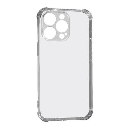 Силіконовий чохол Shock proof для Apple iPhone 15 Pro Max Transparent, фото 1