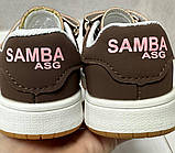 Весняні дитячі кросівки кеди The fifth day samba 27-28 коричневий, фото 3