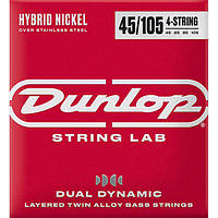 Струны Dunlop DBHYN45105 Dual Dynamic Hybrid Nickel 45-105