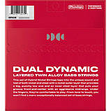 Струны Dunlop DBHYN45105 Dual Dynamic Hybrid Nickel 45-105, фото 3