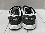 Весняні дитячі кросівки кеди The fifth day adidas samba 33-34 сірий, фото 6