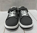 Весняні дитячі кросівки кеди The fifth day adidas samba 33-34 сірий, фото 5