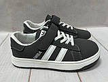 Весняні дитячі кросівки кеди The fifth day adidas samba 33-34 сірий, фото 3