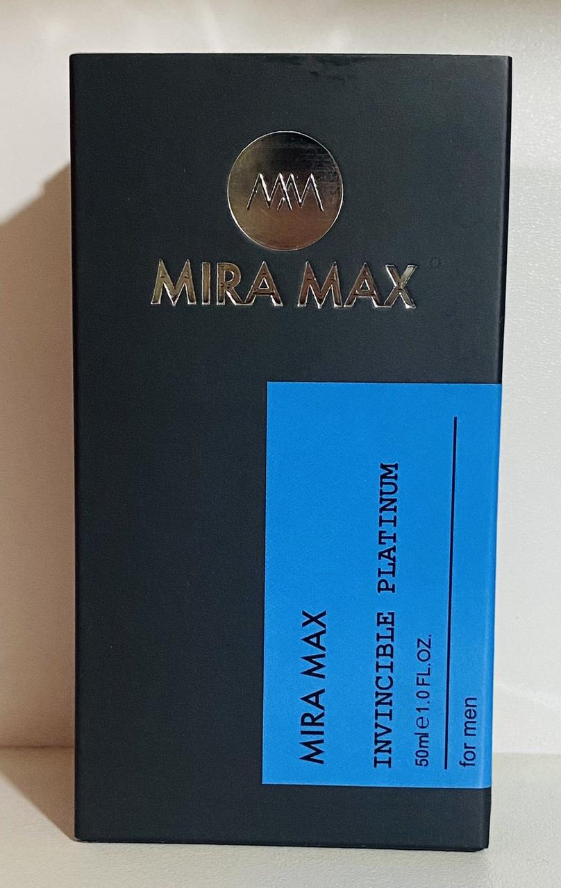 Парфуми чоловічі Mira Max "INVINCIBLE PLATINUM" (аромат схожий на Paco Rabanne Invictus Platinum) 50ml