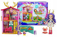 Игровой набор Enchantimals Little Deer House Лесной домик Оленихи Денисы 53 см Оригинал