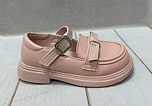 Шкільні дитячі туфлі Clibee  для дівчинки 26 17 см  рожеві