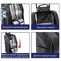 Сумка-візок Casa Si Partner Black, 40 л | Міцна Господарська Сумка на Колесах для Покупок, фото 3