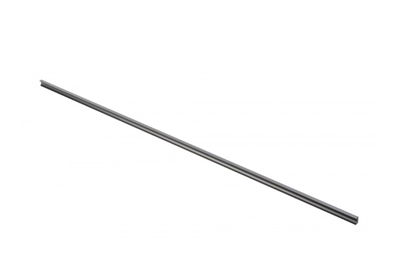 Ручка меблева GTV GROOVE LONG, C = 3x352 mm, L = 1200 mm, Al, Чорний матовий, фото 1