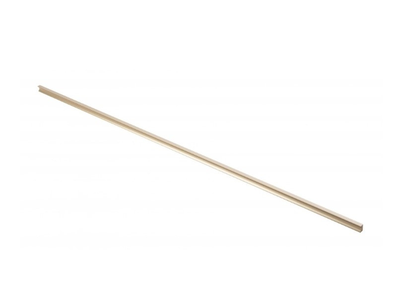 Ручка меблева GTV GROOVE LONG, C = 3x352 mm, L = 1200 mm, Al, Світле брашоване золото, фото 1